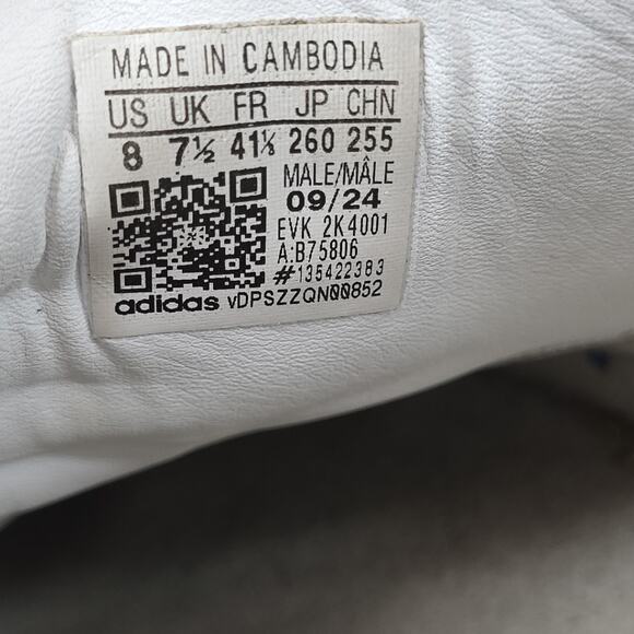 Adidas Samba Og Womens White Black Gum Size 9 Low Top Athletic Shoes Sneakers - Picture 9 of 11